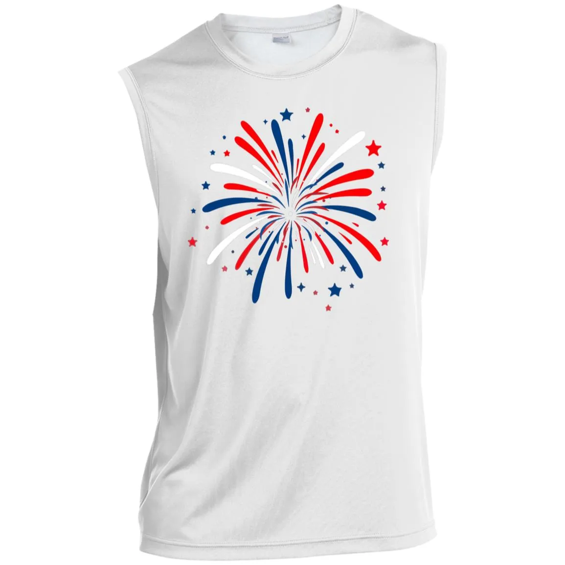 4th of July Firework CLOSEOUT - ST352 Men’s Sleeveless Performance Tee