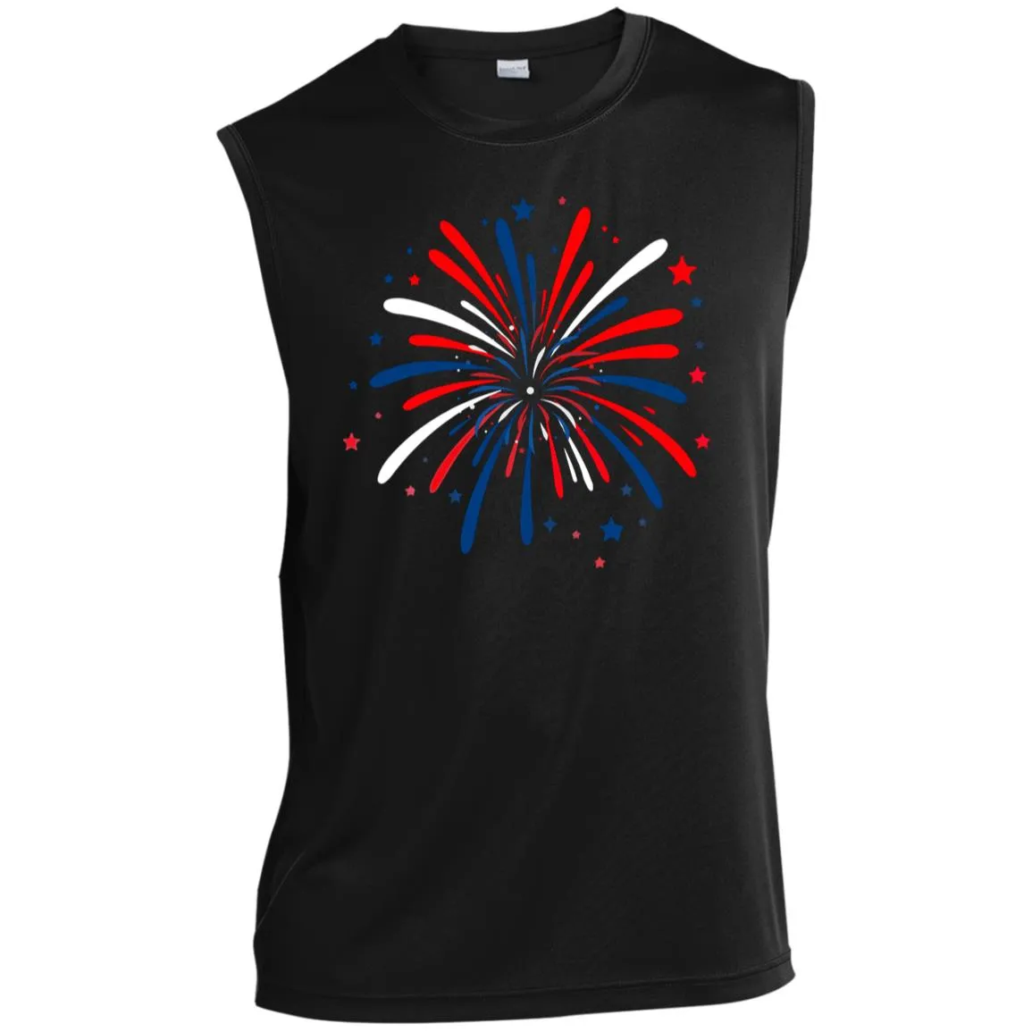 4th of July Firework CLOSEOUT - ST352 Men’s Sleeveless Performance Tee