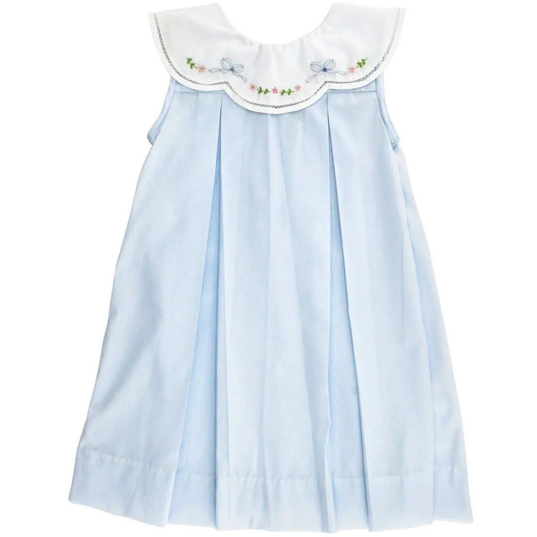 Bailey Boys Blue Bow Shadow Work- Float Dress