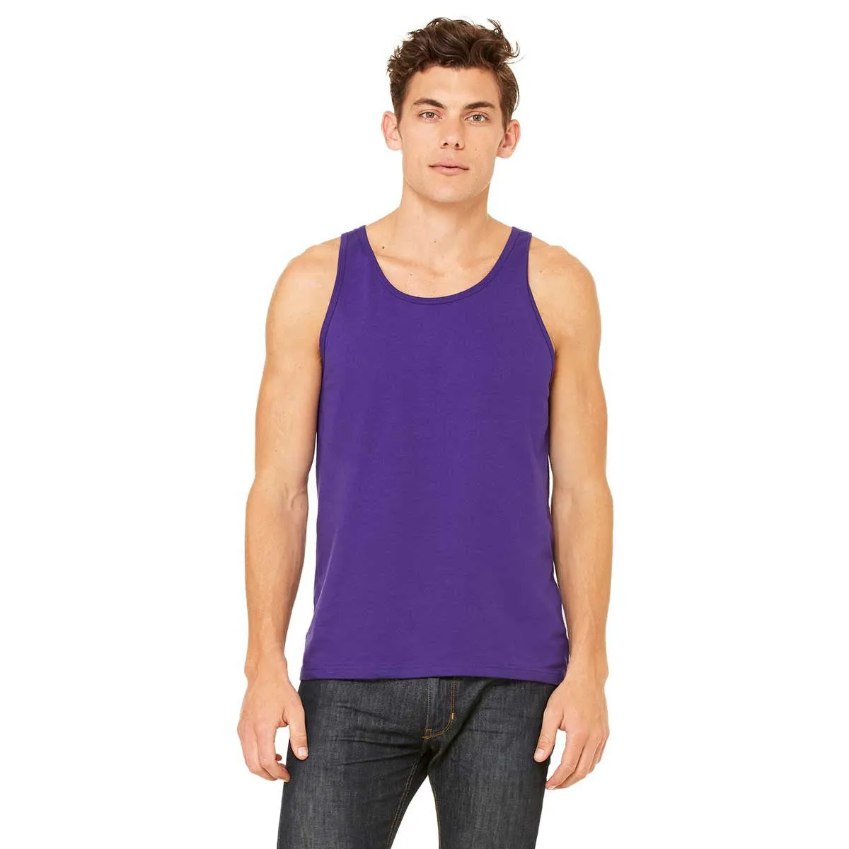 Bella   Canvas Unisex Team Purple Jersey Tank
