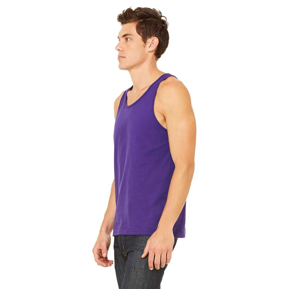 Bella   Canvas Unisex Team Purple Jersey Tank