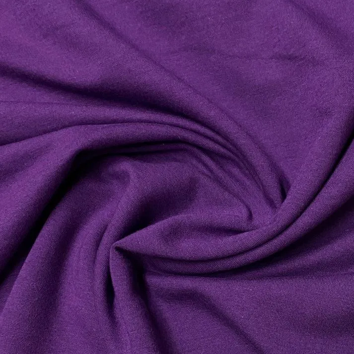 Boysenberry Bamboo/Spandex Jersey Fabric - 240 GSM, $9.35/yd - Rolls