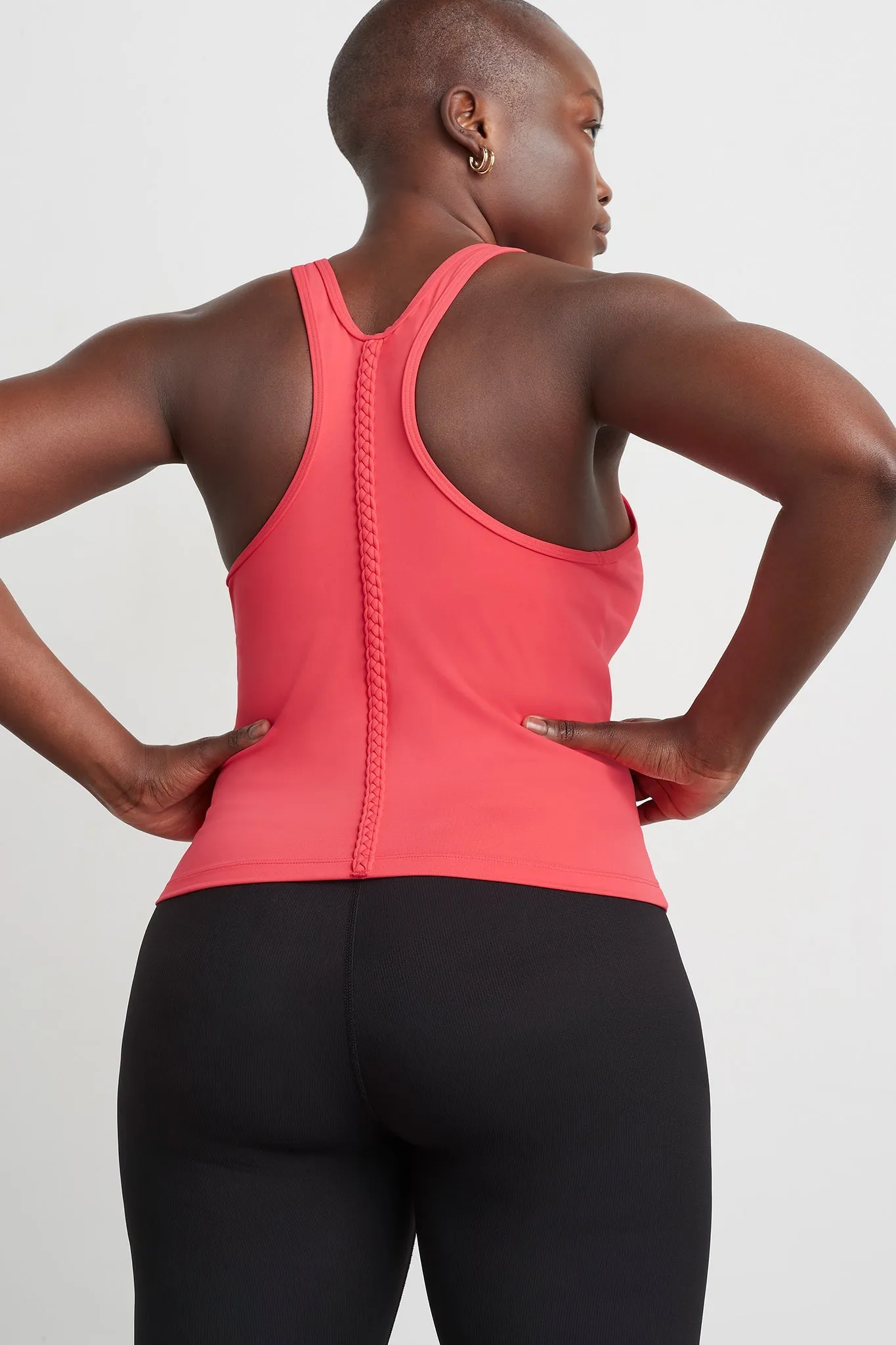 Braided Active Racer Tank 345