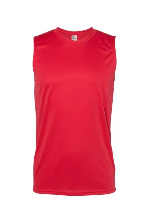 C2 Sport Mens Moisture Wicking Tank Top - Red - Closeout