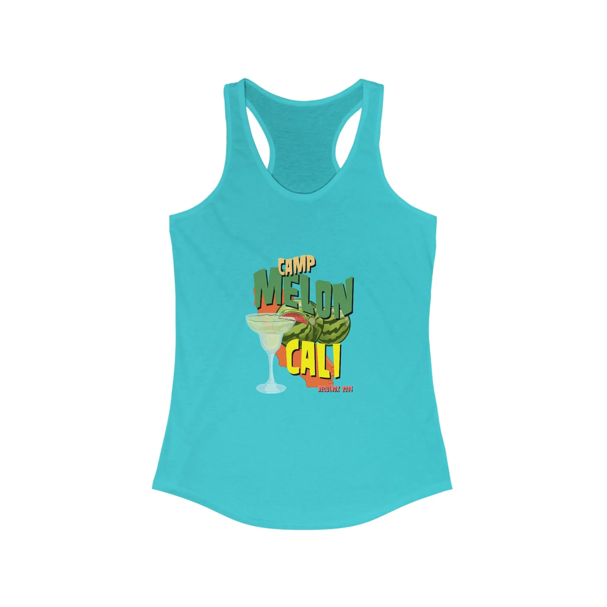 Camp Melon Cali Bequinox 2024Women's Ideal Racerback Tank