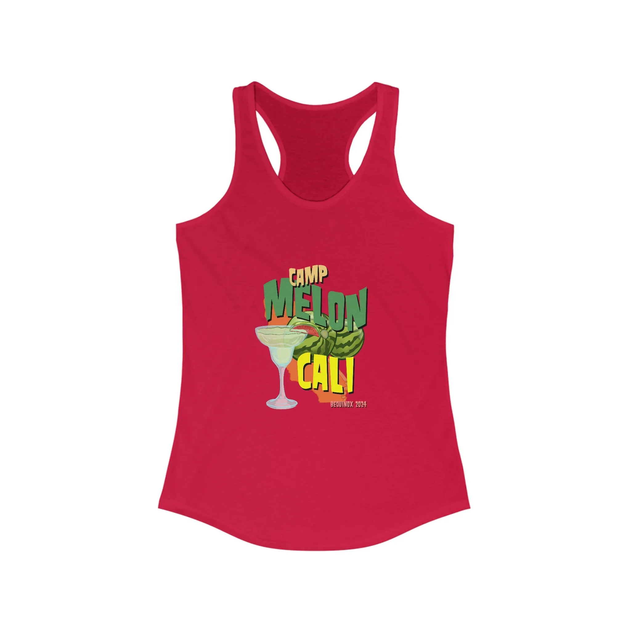 Camp Melon Cali Bequinox 2024Women's Ideal Racerback Tank