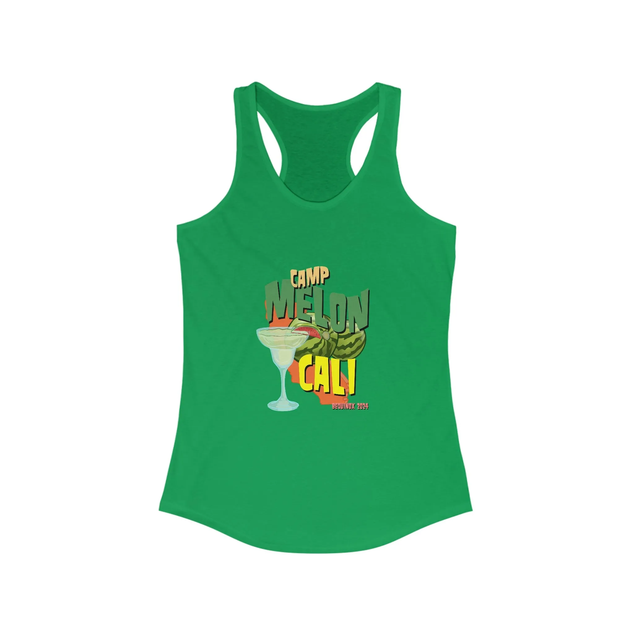 Camp Melon Cali Bequinox 2024Women's Ideal Racerback Tank