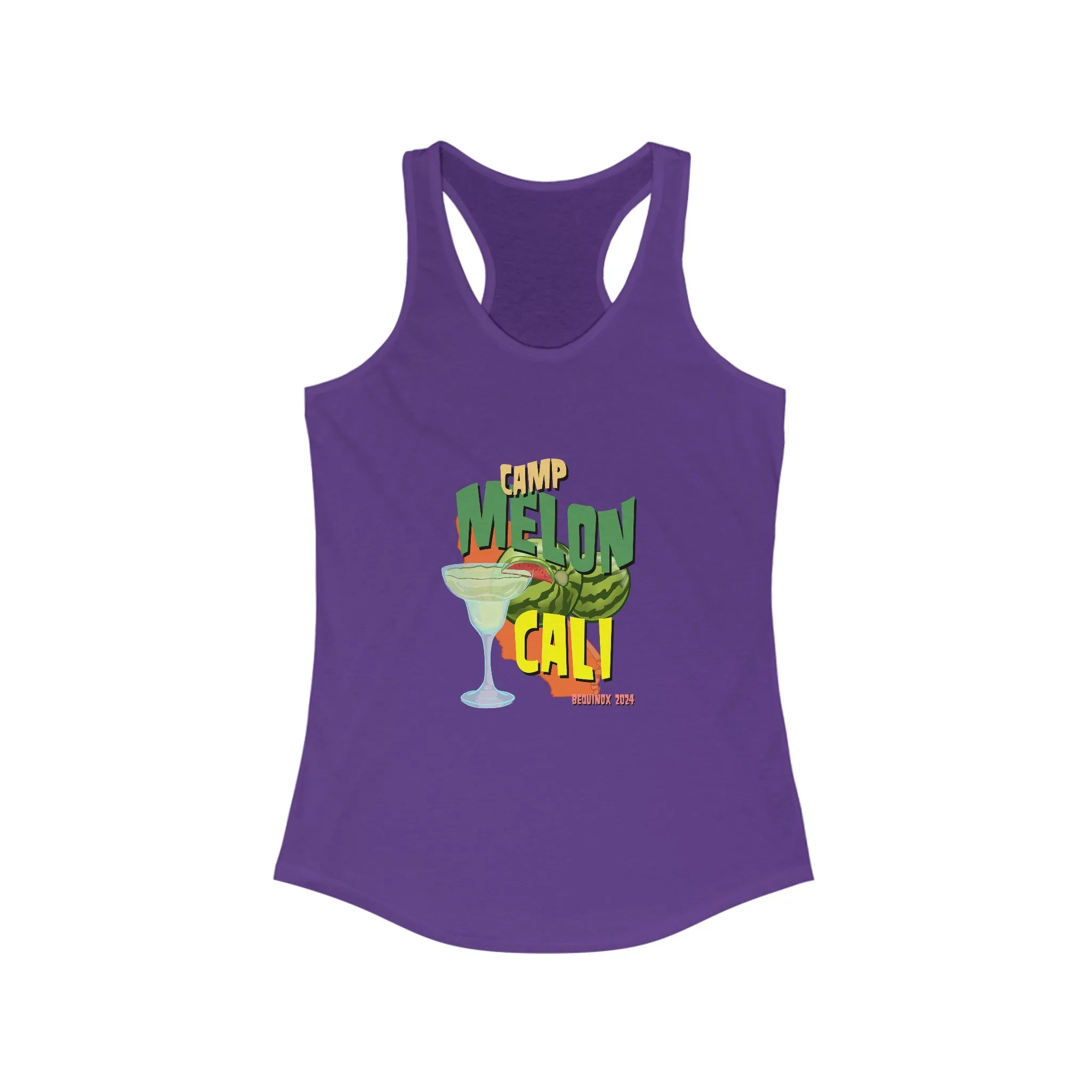 Camp Melon Cali Bequinox 2024Women's Ideal Racerback Tank