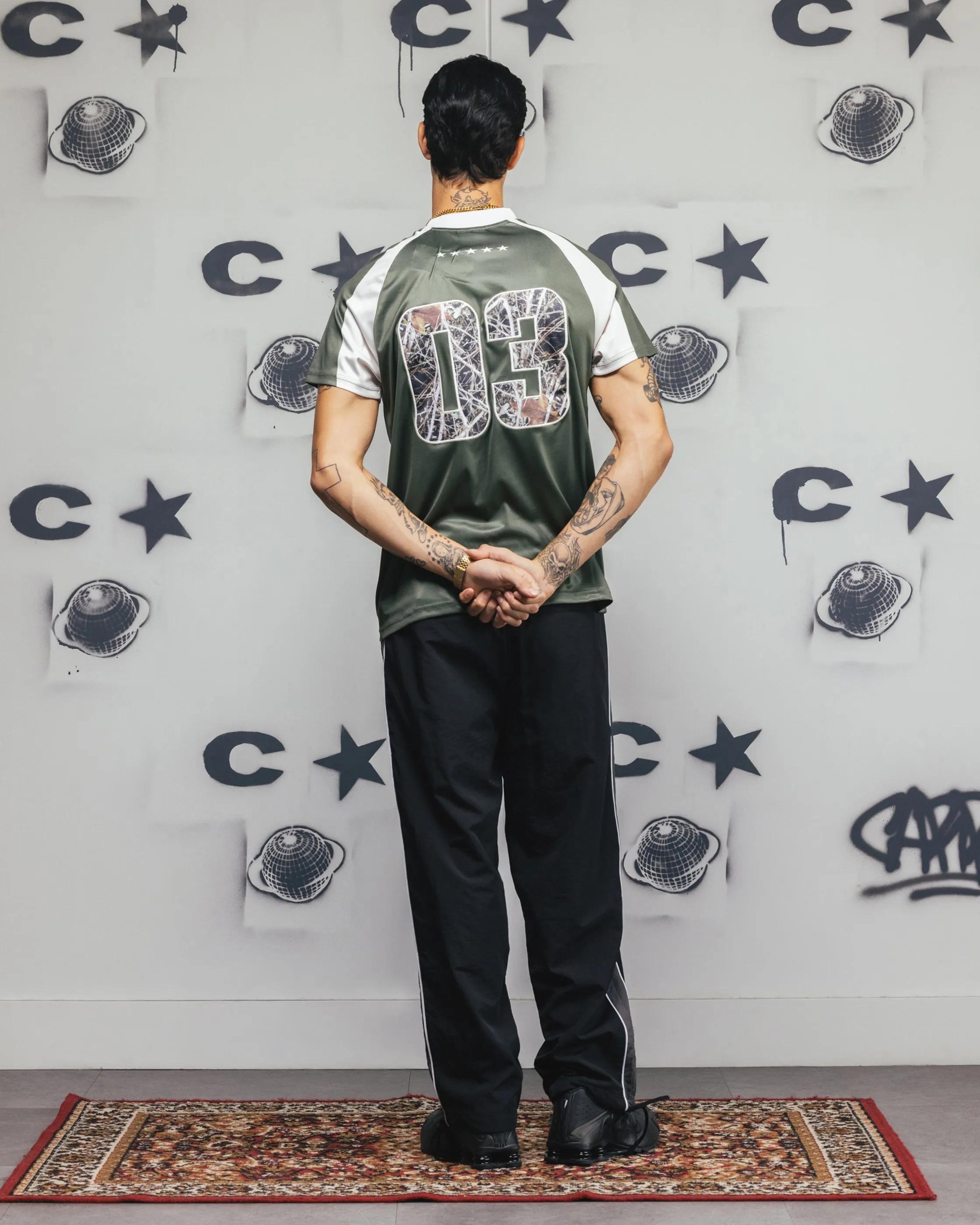 Carre Striker Jersey T-Shirt Green/White