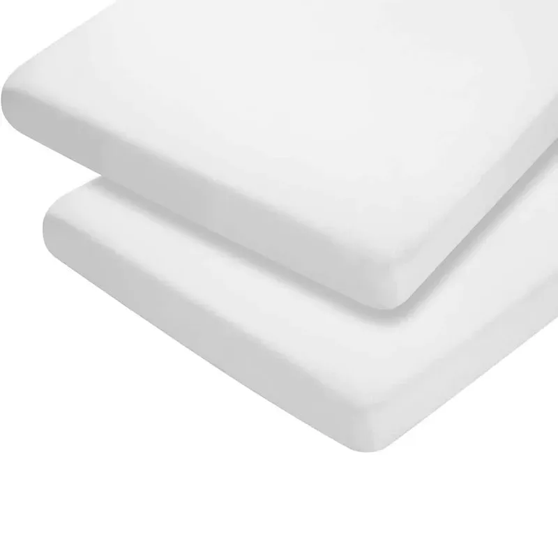 ClevaMama 2pk Jersey Cotton Cot Fitted Sheets