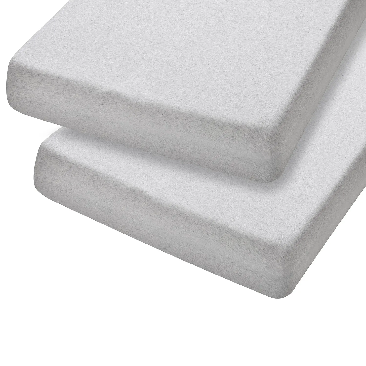 ClevaMama 2pk Jersey Cotton Cot Fitted Sheets
