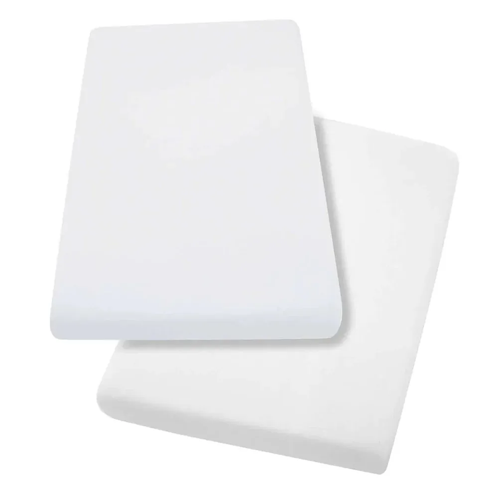 ClevaMama 2pk Jersey Cotton Cot Fitted Sheets