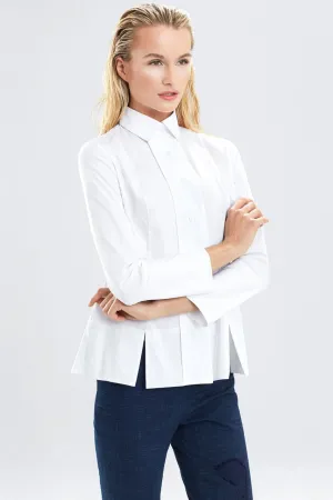 Cotton Shirting Long Sleeve Top