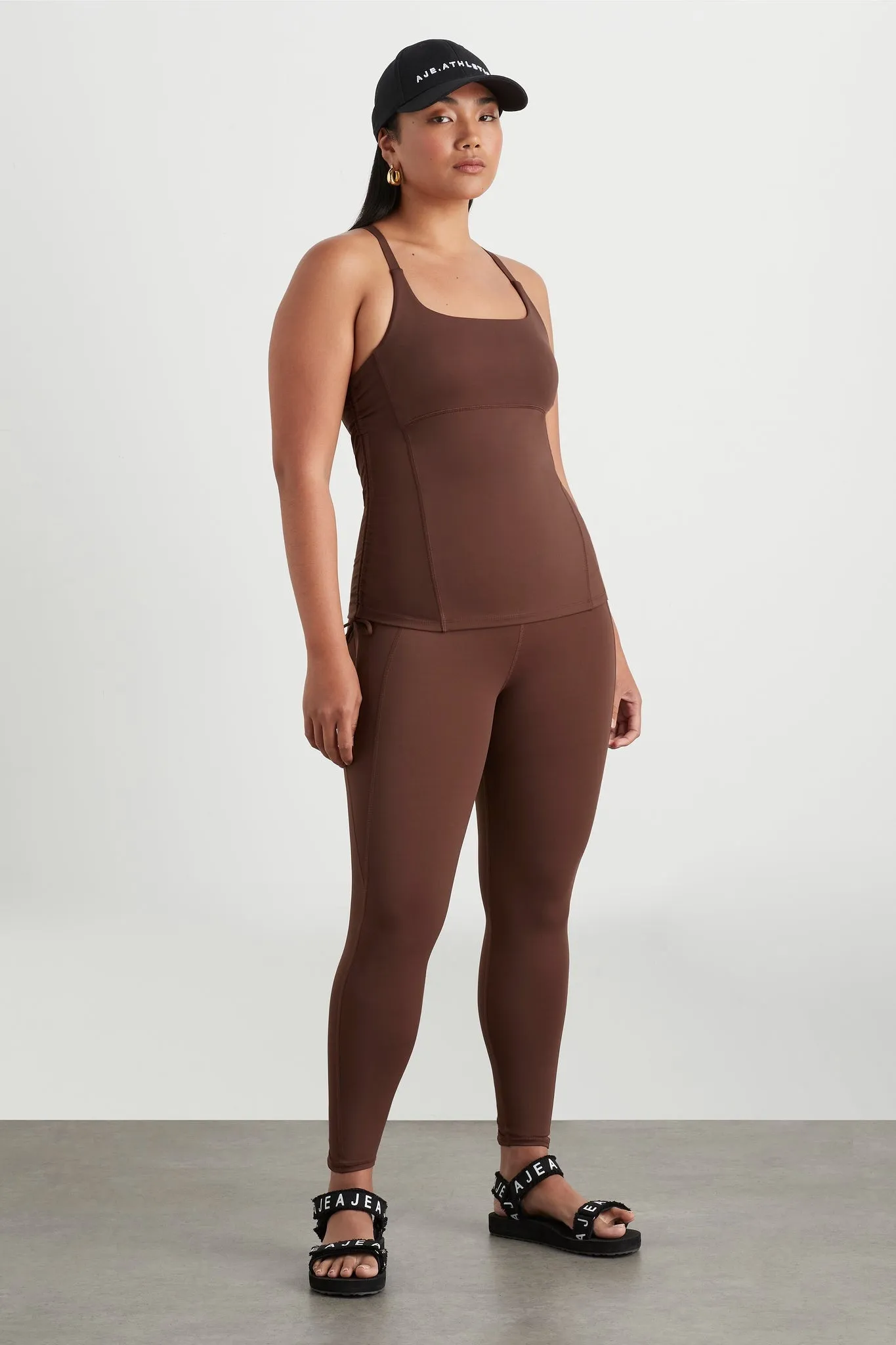 Drawcord Racerback Tank 128