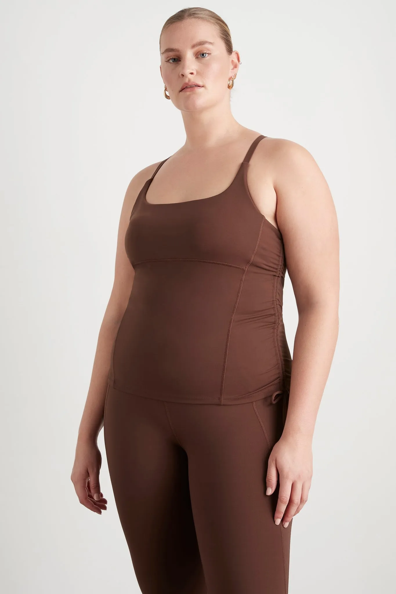 Drawcord Racerback Tank 128