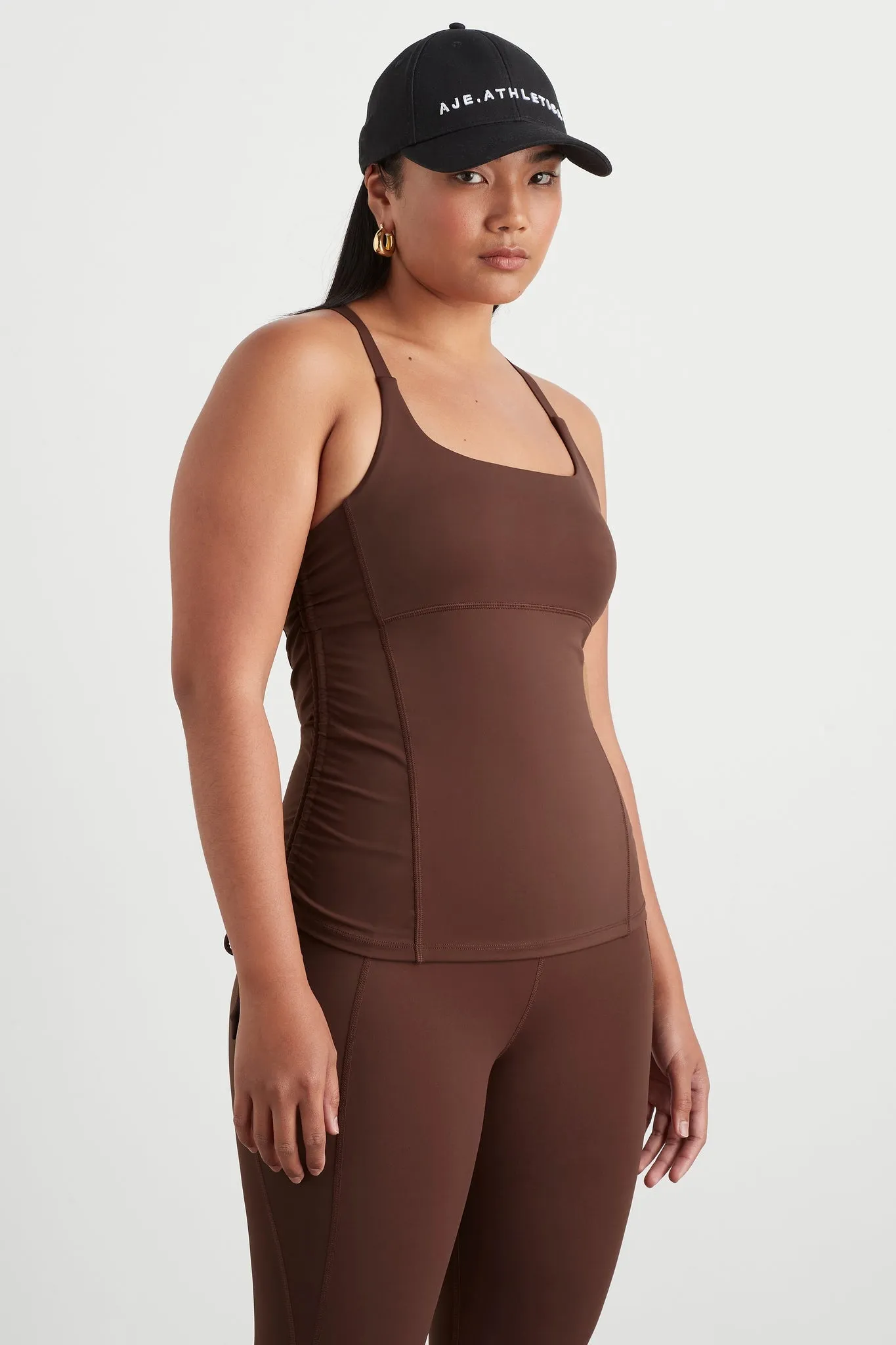 Drawcord Racerback Tank 128