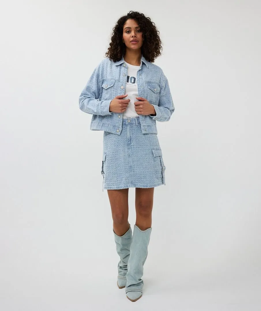 Druna Distressed Jeans Jacket - EsQualo SP2512000
