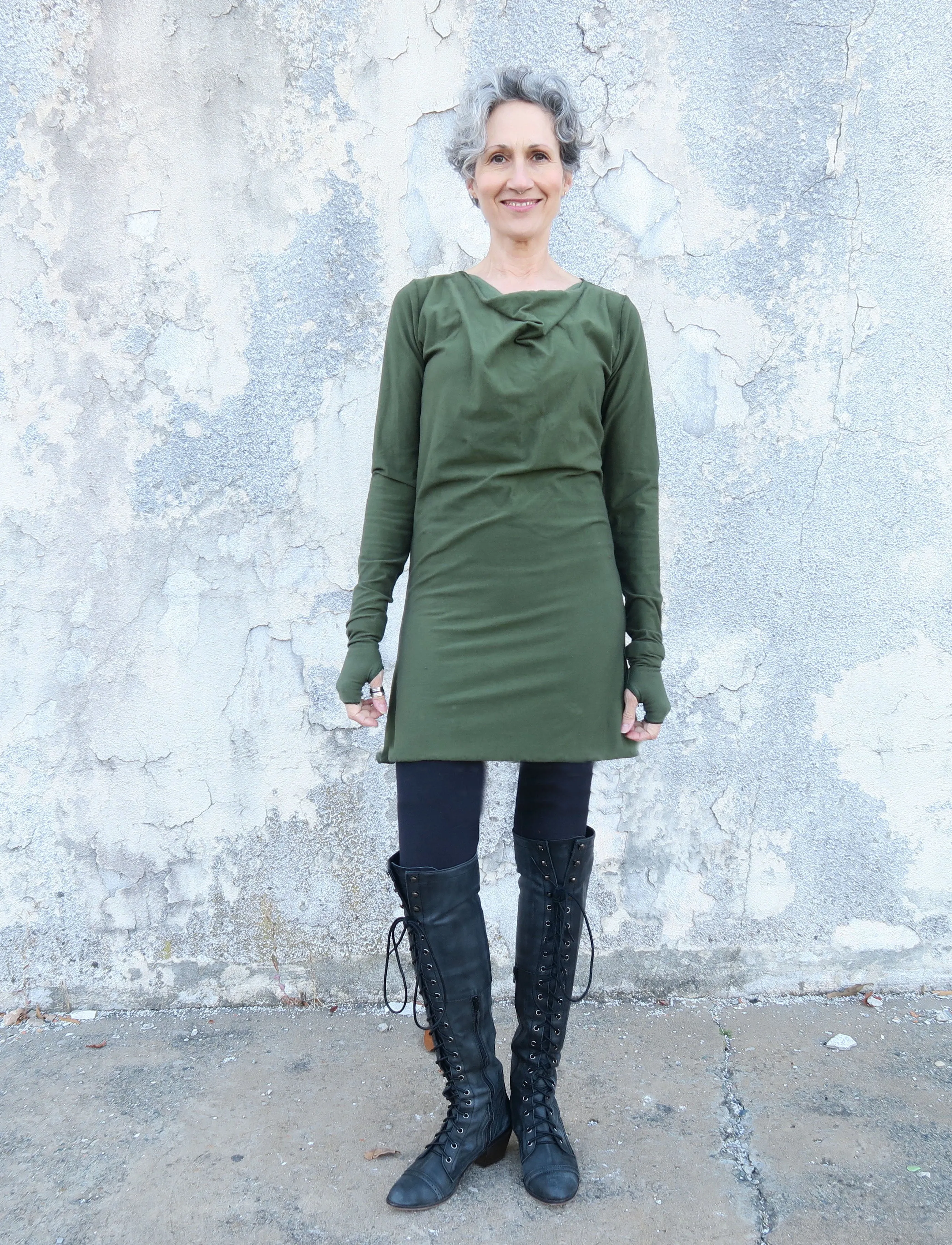 Float Neck Simplicity Tunic