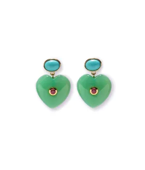 Gemma Earrings in Everglade