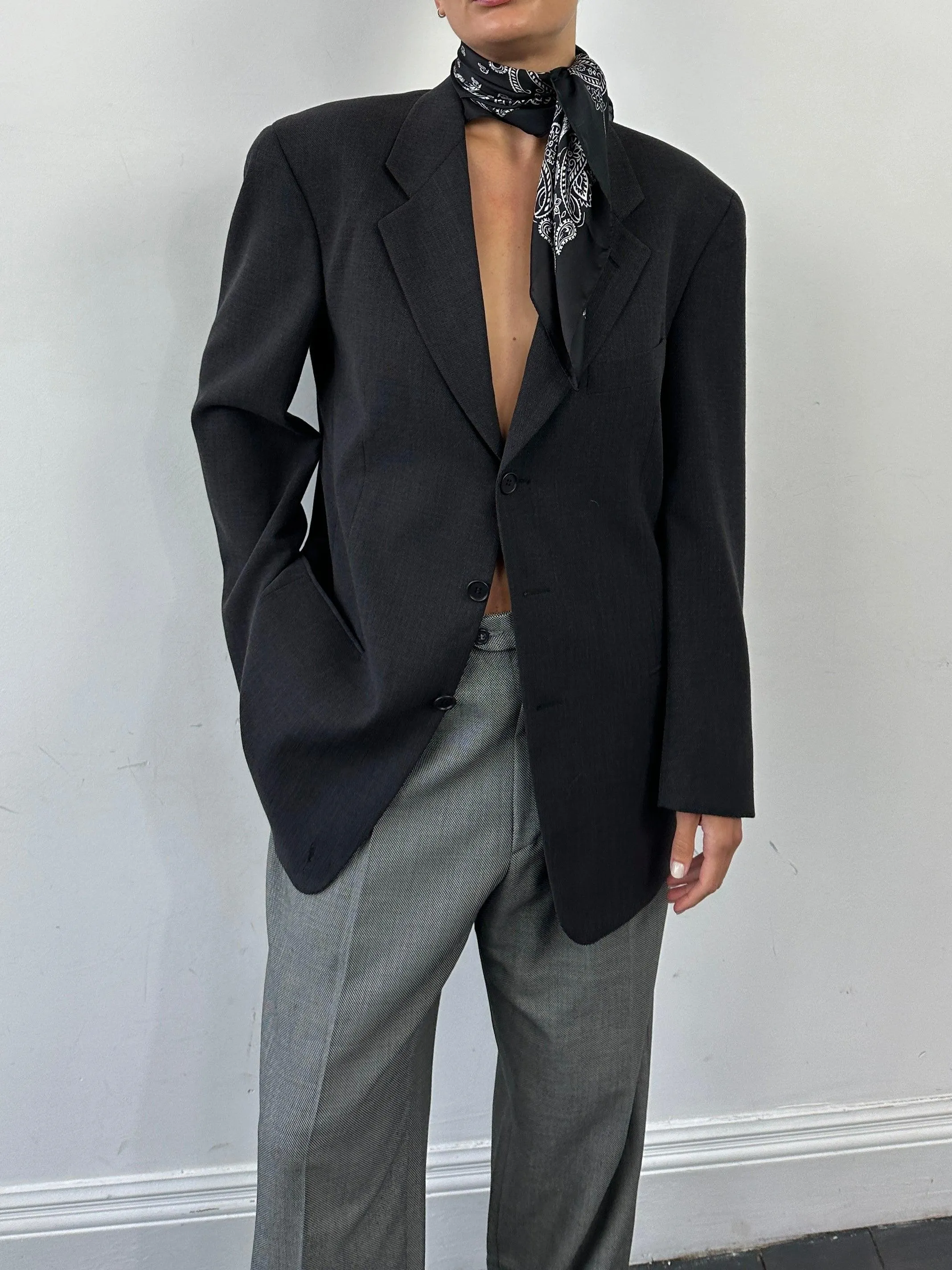 Giorgio Armani Pure Wool Single Breasted Blazer - 40R/L