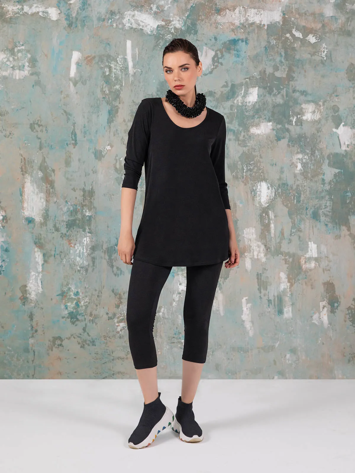 Janelle Tunic, Black Vogue