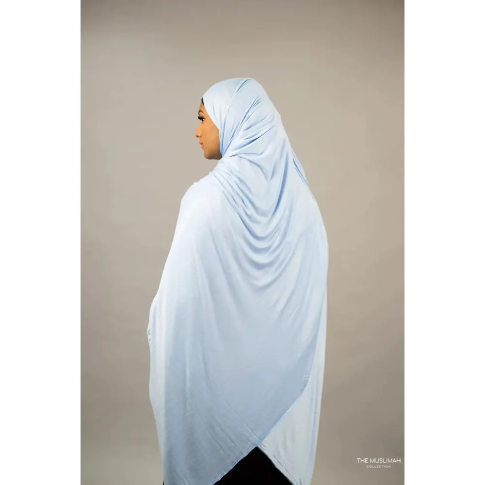 Jersey XL Hijab - Baby Blue