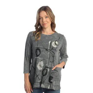 Jess & Jane "Balboa" Mineral Washed Double Gauze Boxy Top - M94-1829