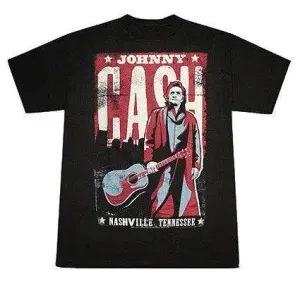 Johnny Cash Tennessee Poster T-Shirt