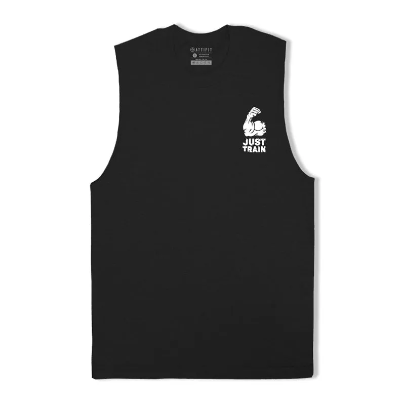 Just Train Graphic Tank Top