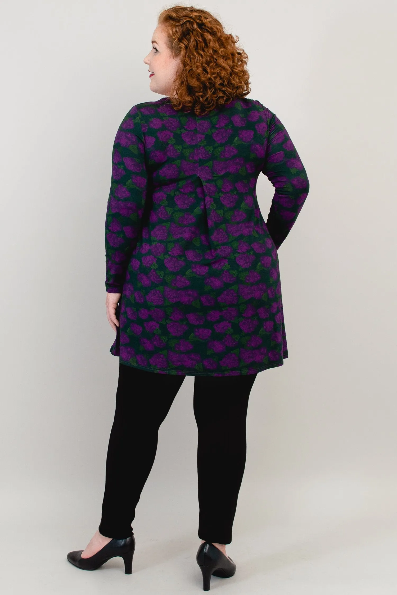 Marissa Top, Watercolour Blooms, Bamboo- Final Sale