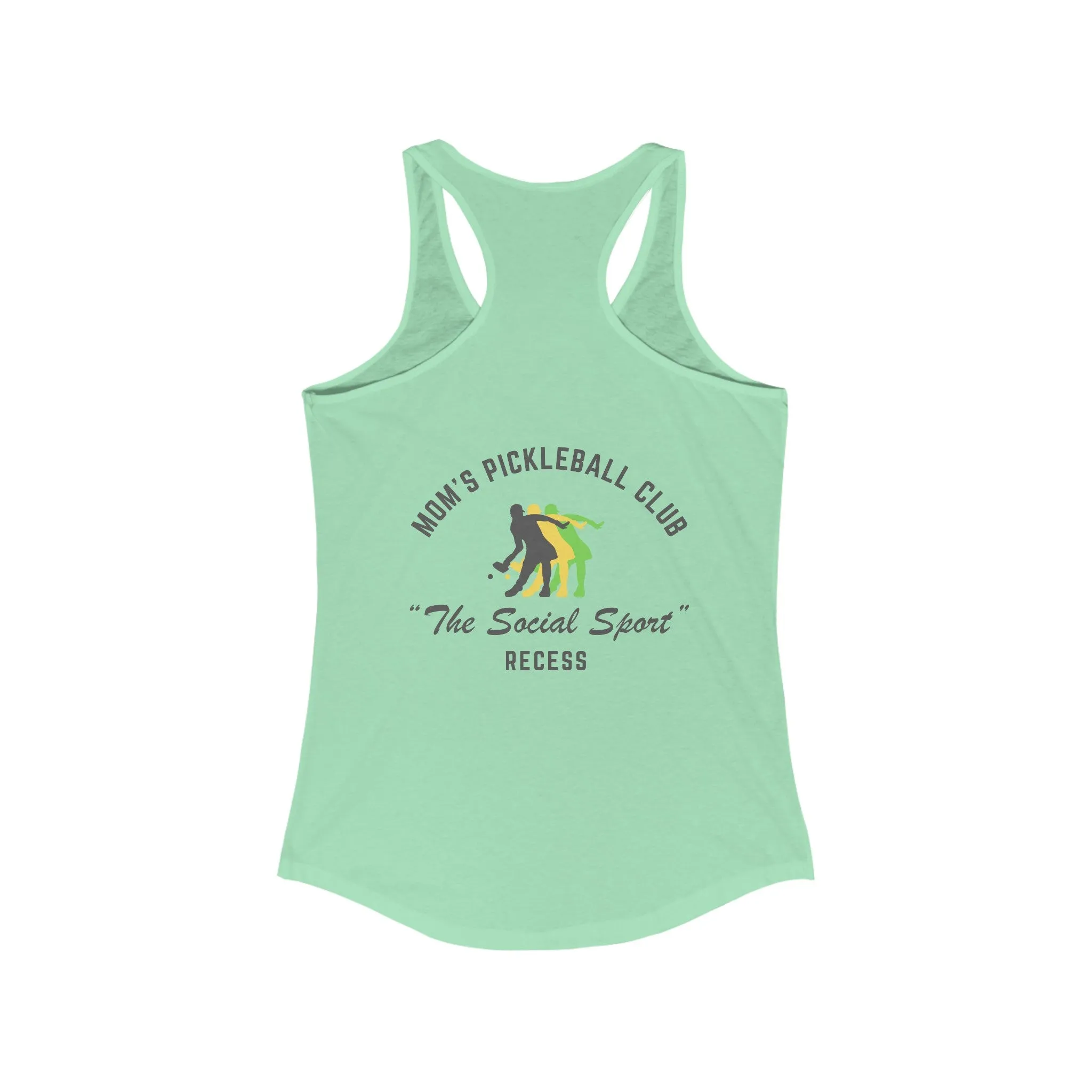 Mom’s Pickleball Club Racerback Tank