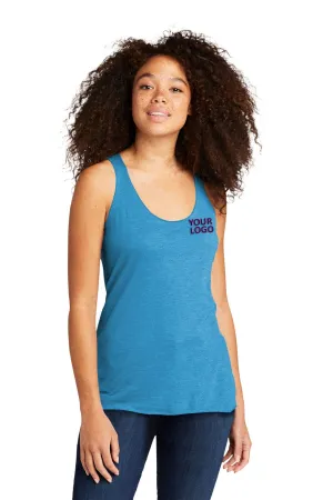 Next Level Women's Racerback Custom Tanks, Vintage Turquoiseuoise