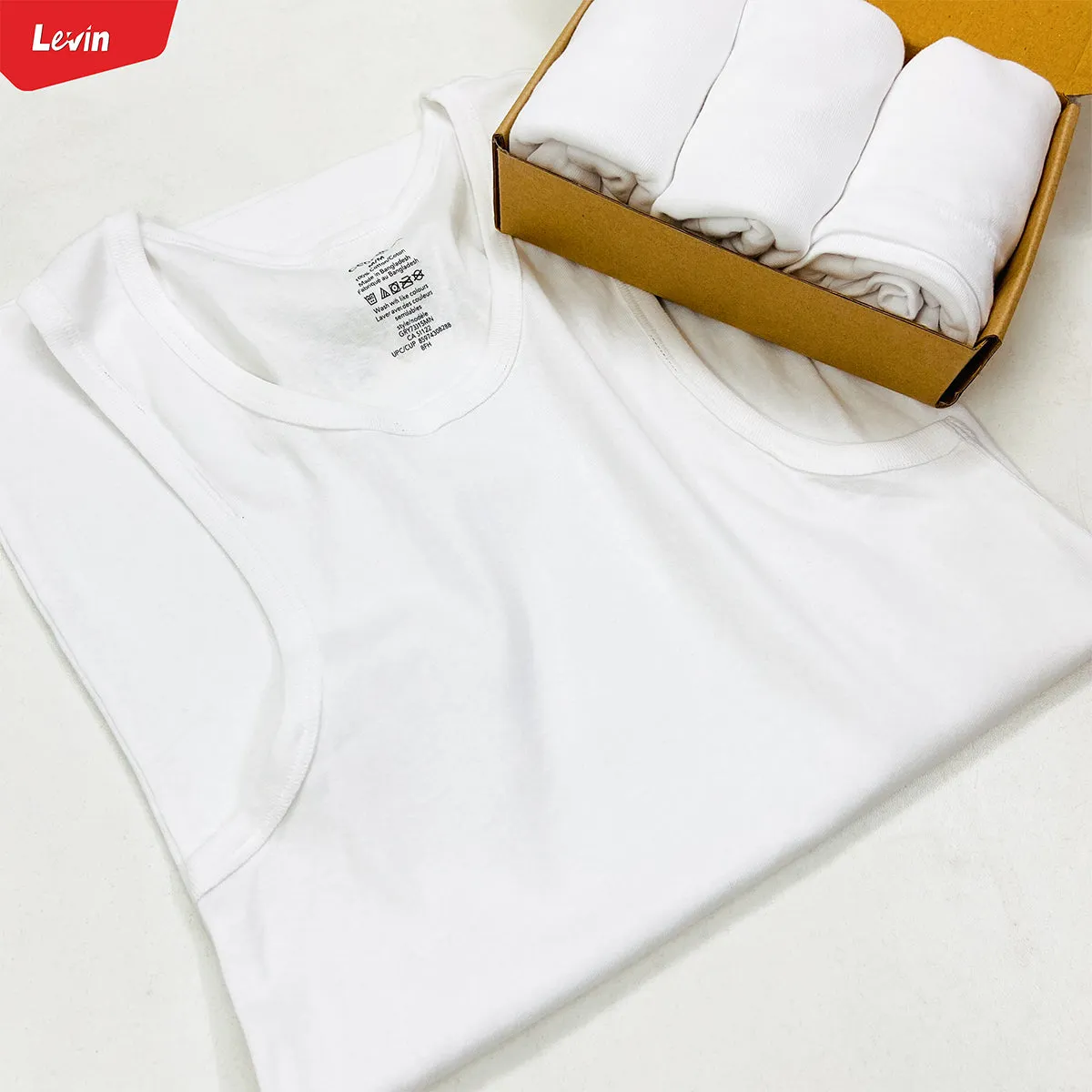 Pack of 3 Combo Mens Round  Neck Sleeveless Cotton Tank Top