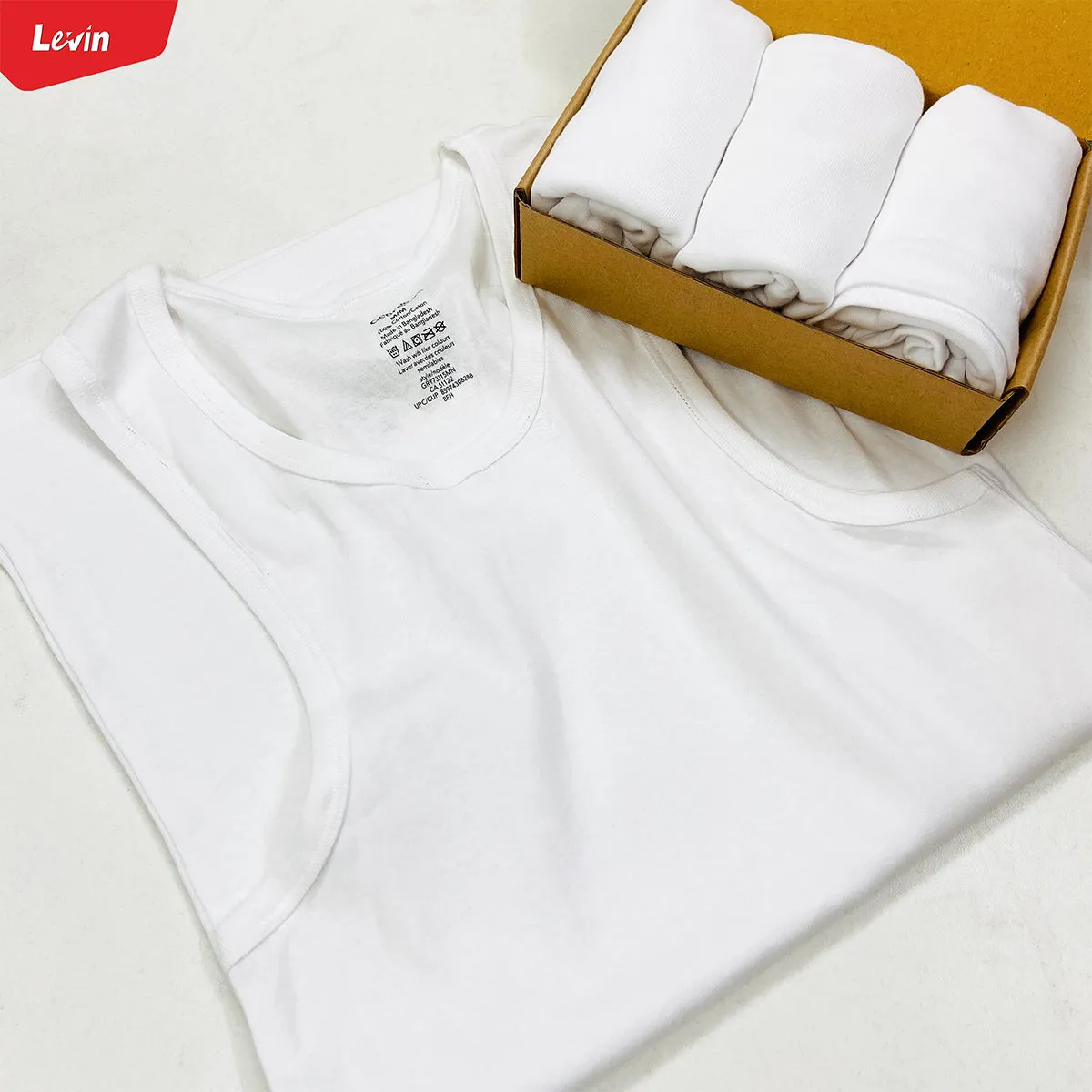 Pack of 3 Combo Mens Round  Neck Sleeveless Cotton Tank Top