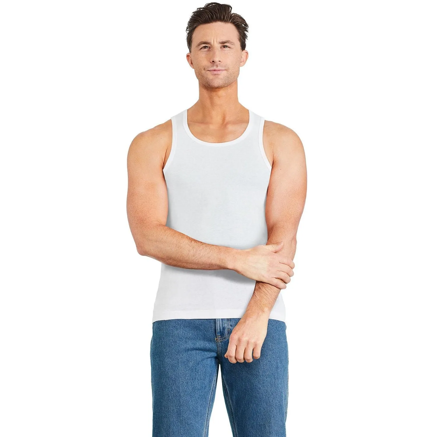 Pack of 3 Combo Mens Round  Neck Sleeveless Cotton Tank Top