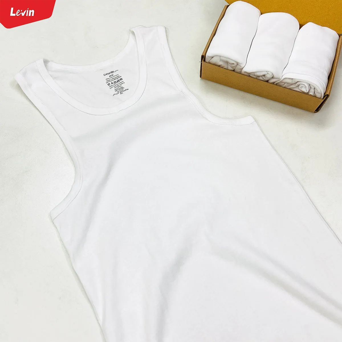 Pack of 3 Combo Mens Round  Neck Sleeveless Cotton Tank Top