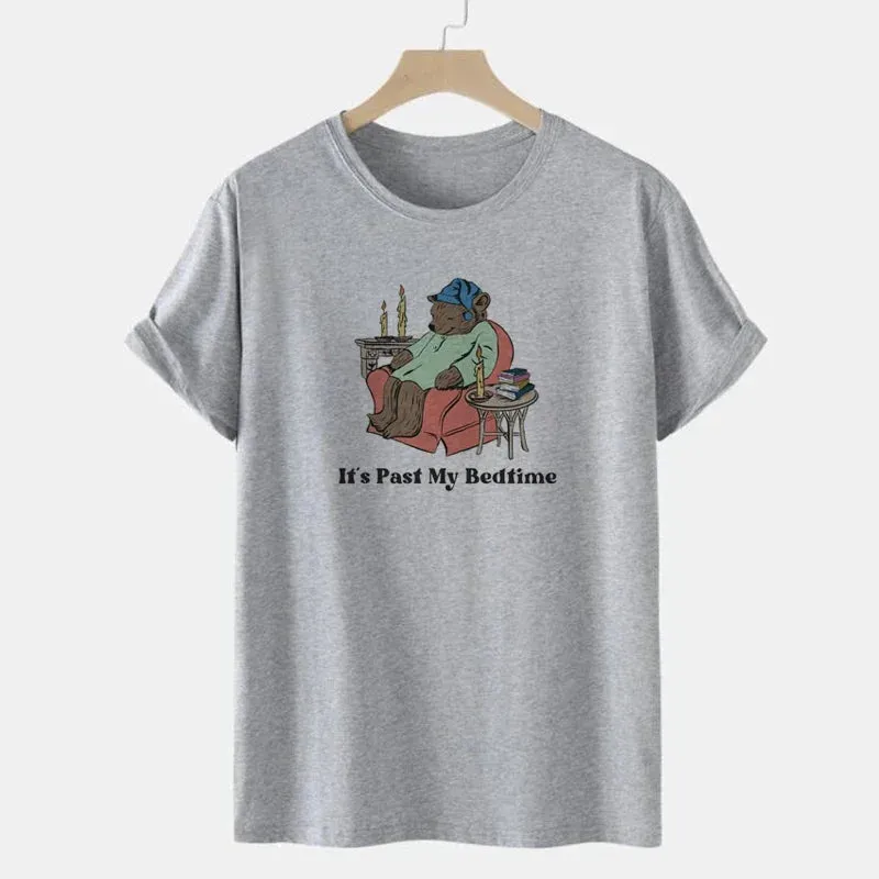 Past My Bedtime Charming Bookworm Graphic Tee