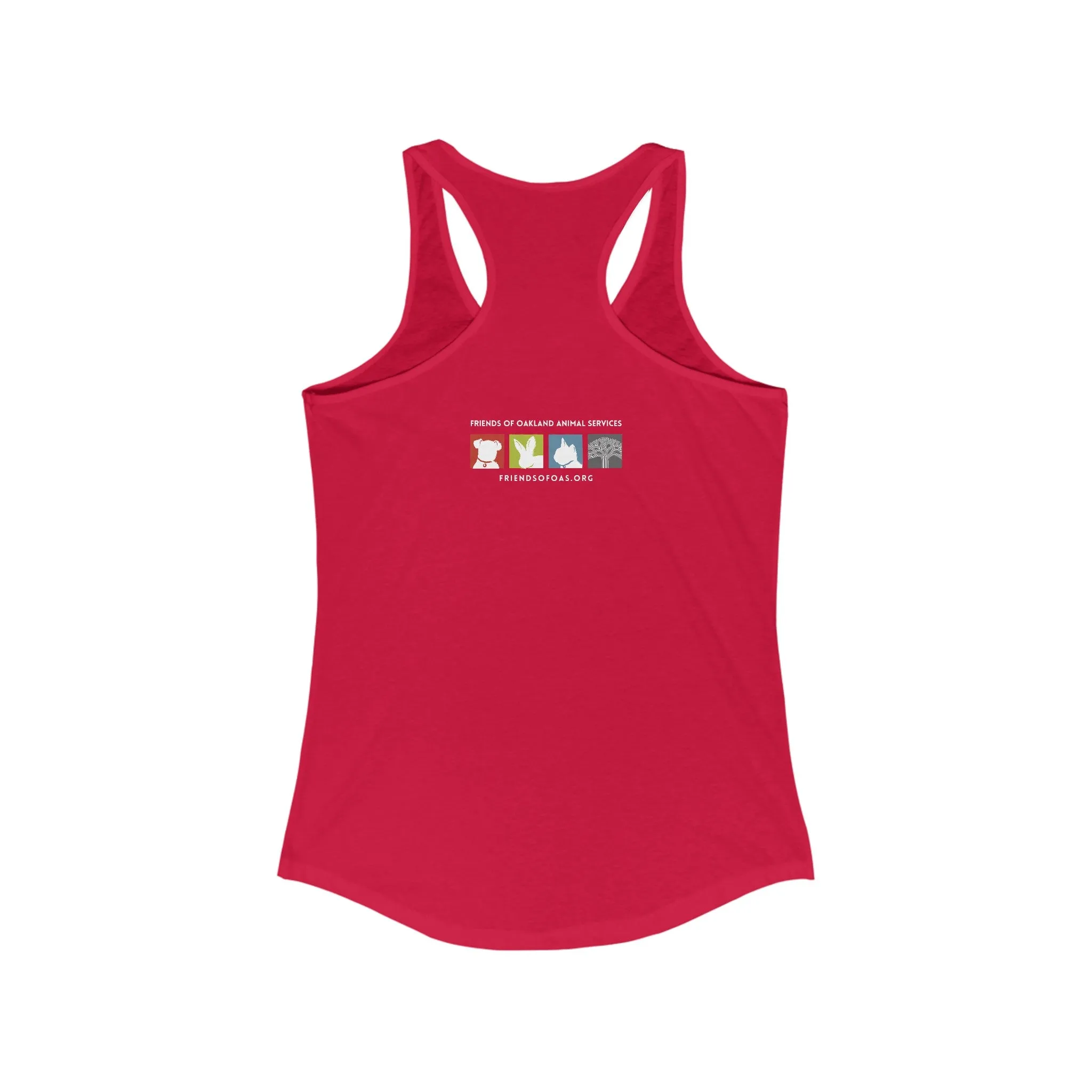 Pawsitively Oakland Women's Ideal Racerback Tank