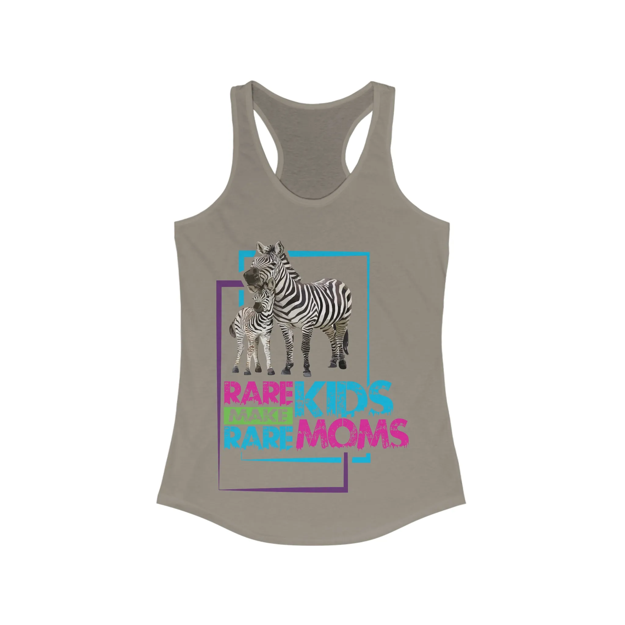Rare Zebras Women's Ideal Racerback Tank