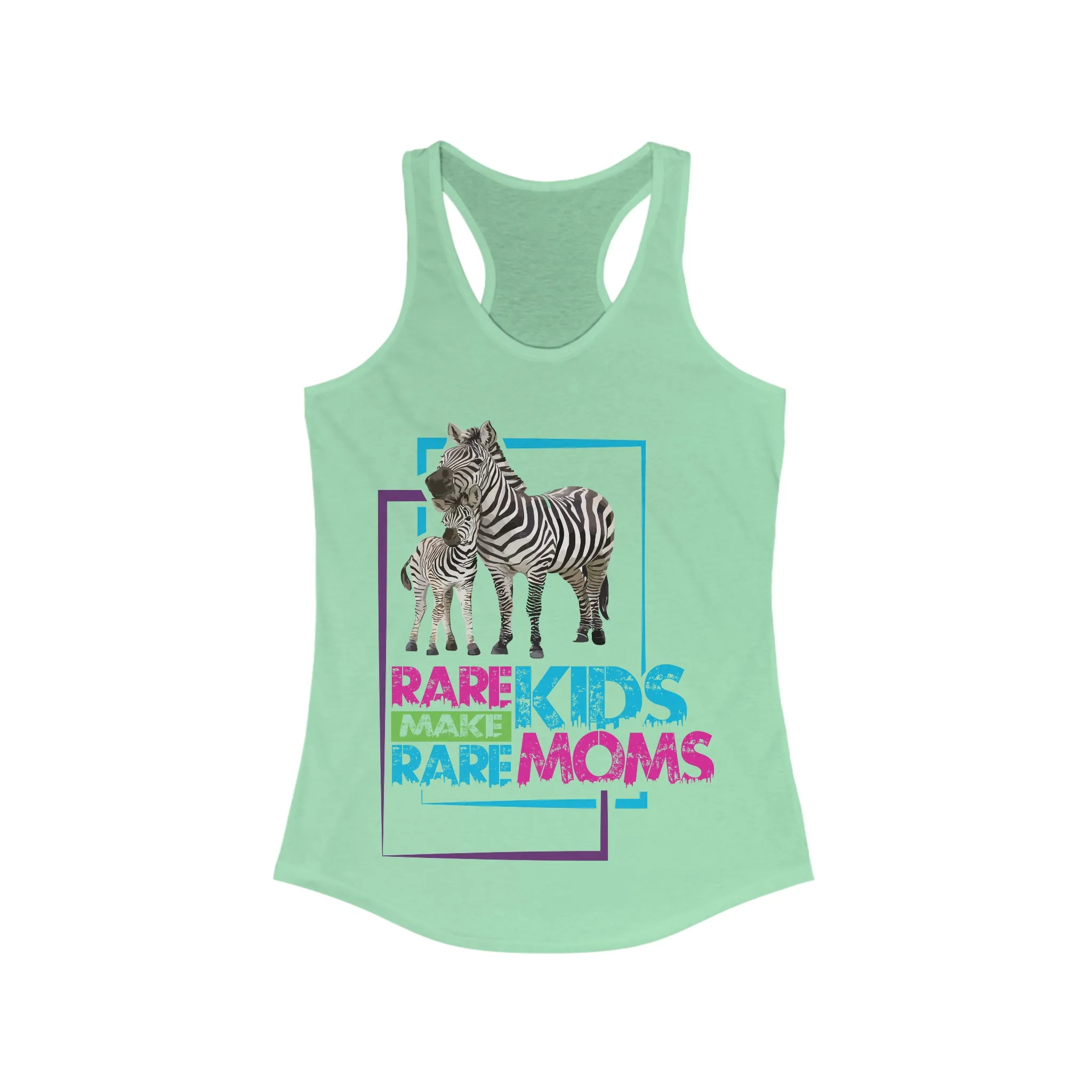 Rare Zebras Women's Ideal Racerback Tank