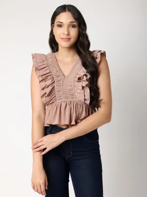 Rushed Frill Top