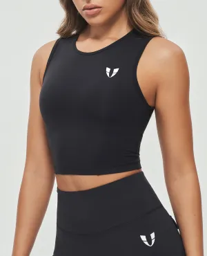 Seamless Athletic Tank - Black