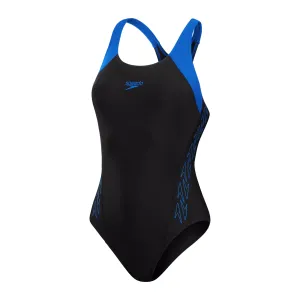 Speedo Womens HyperBoom Racerback Swimsuit Blue/Black