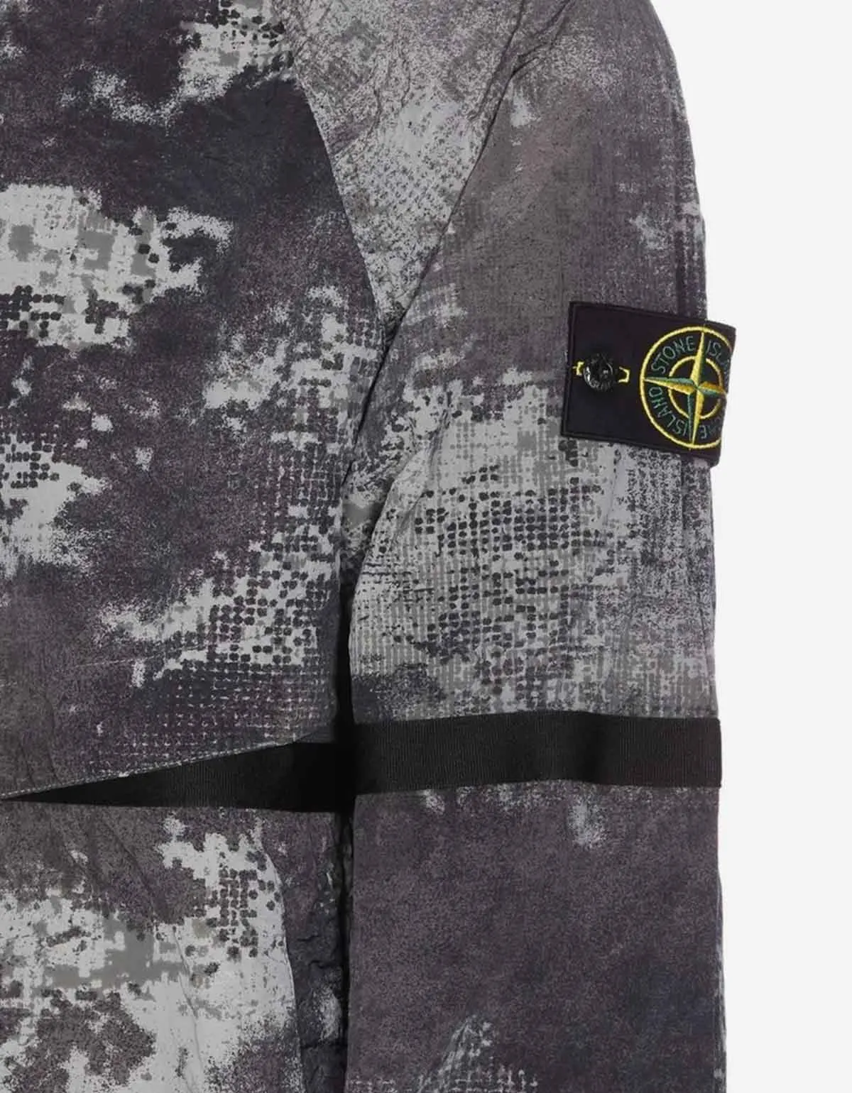 Stone Island Grey Camo Mesh Jacket