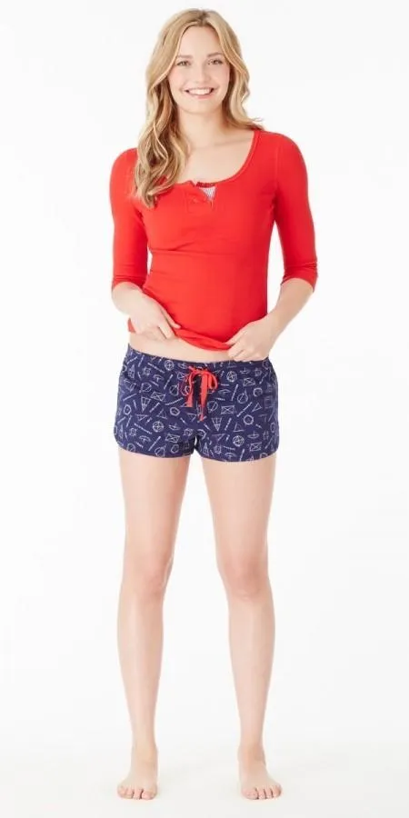 Super Soft Jersey Short - Geometry