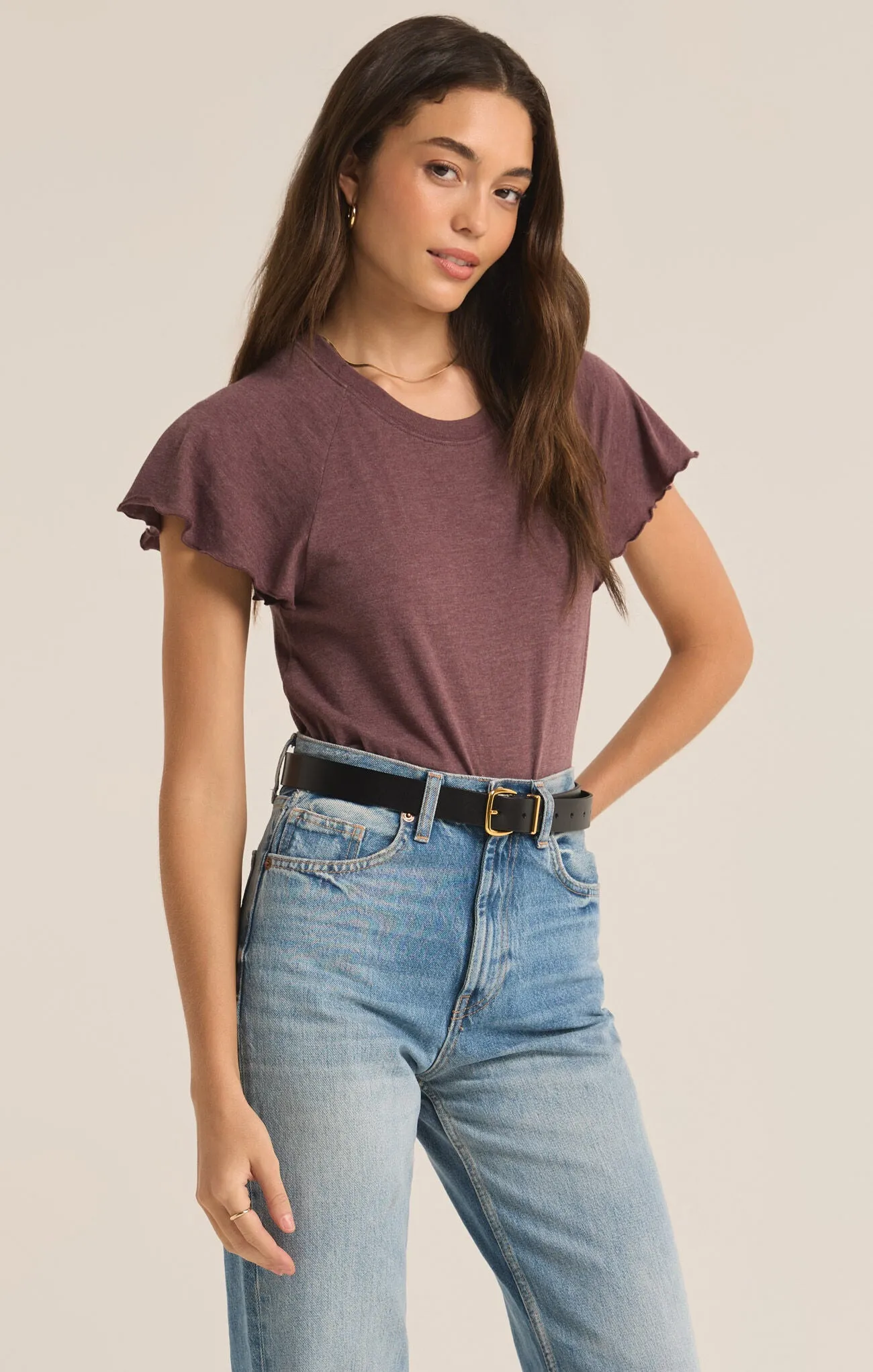 The Abby Flutter Tee