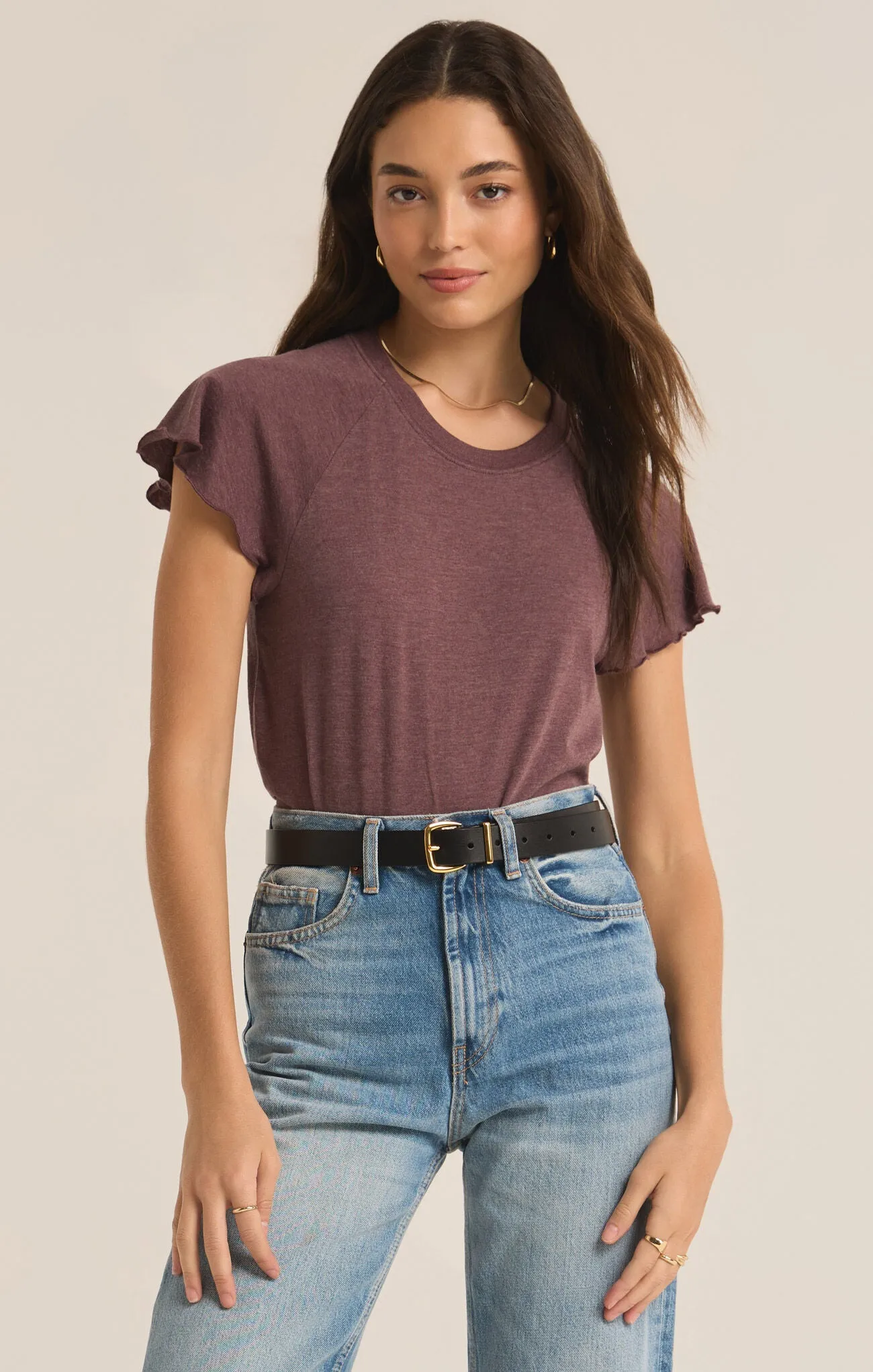 The Abby Flutter Tee