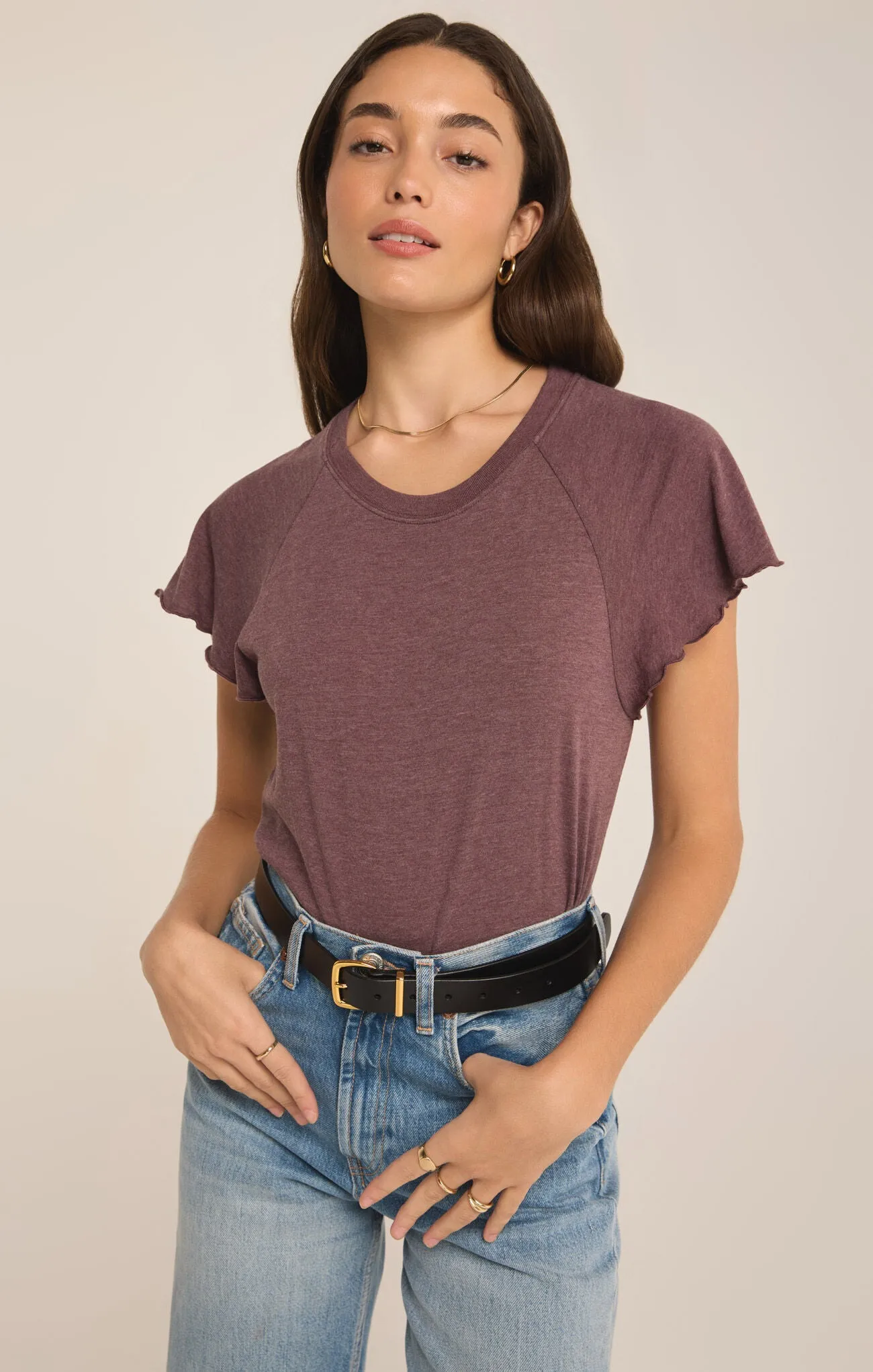 The Abby Flutter Tee