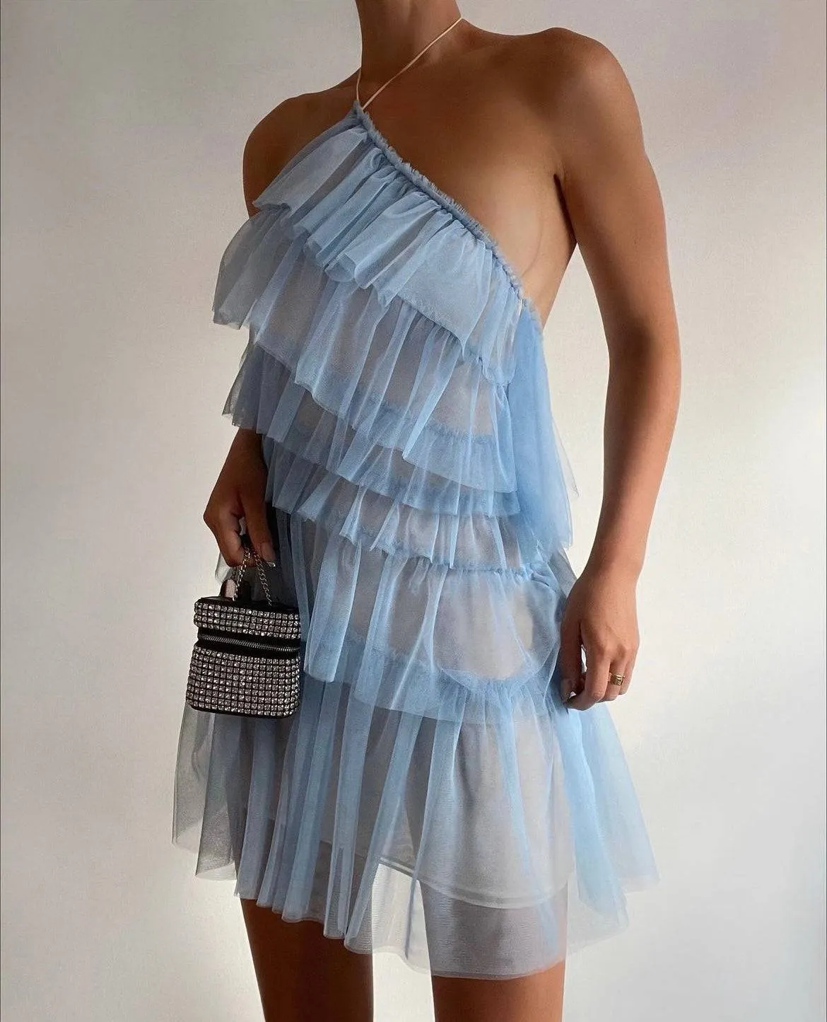 The Bar - Lou Dress in Azure