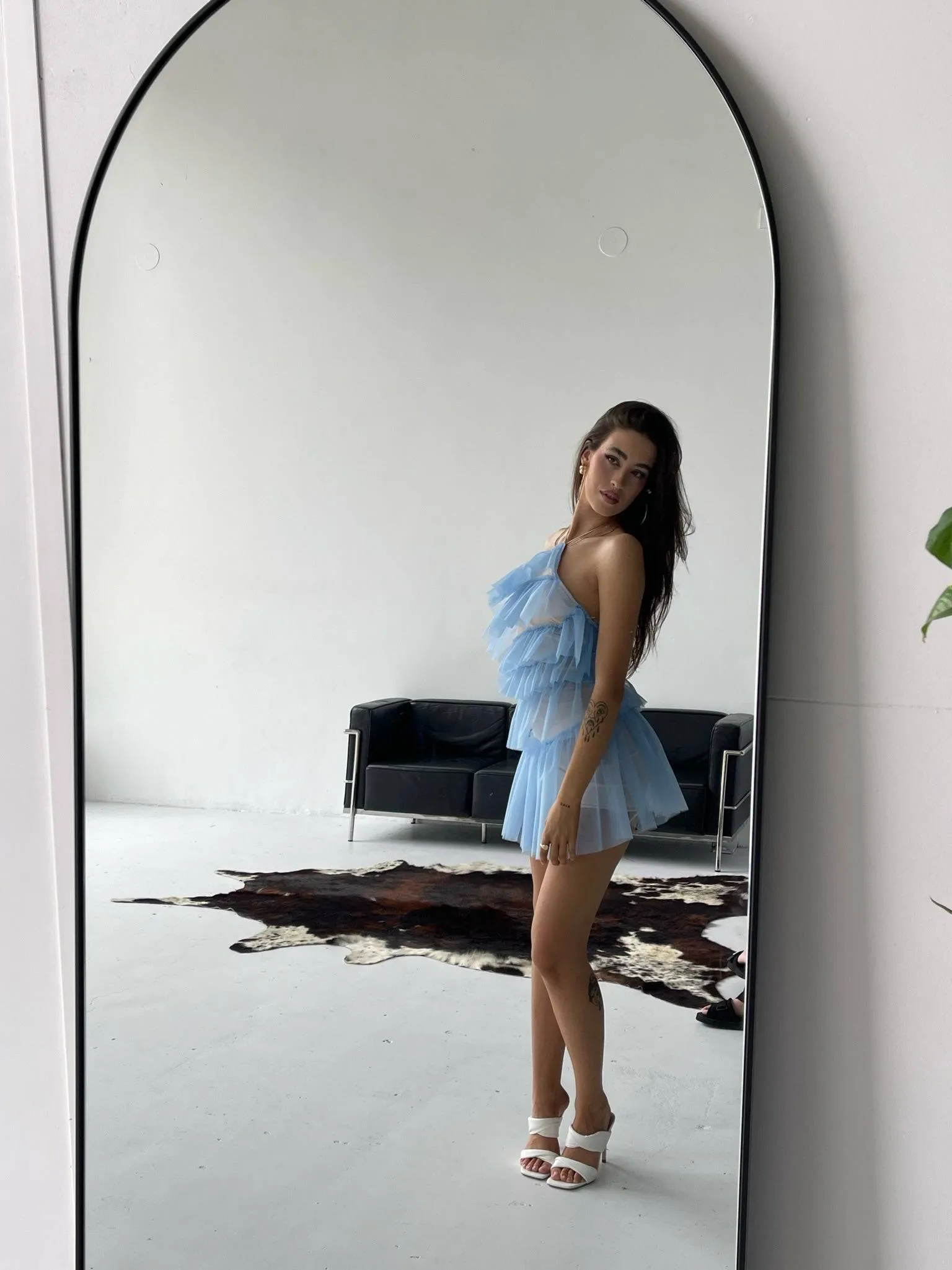 The Bar - Lou Dress in Azure